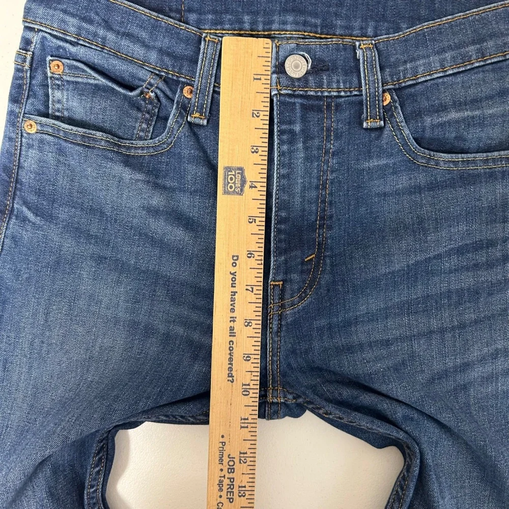 Levi's 513 Slim Straight Jeans Mens 31x30 Blue Medium Wash Denim